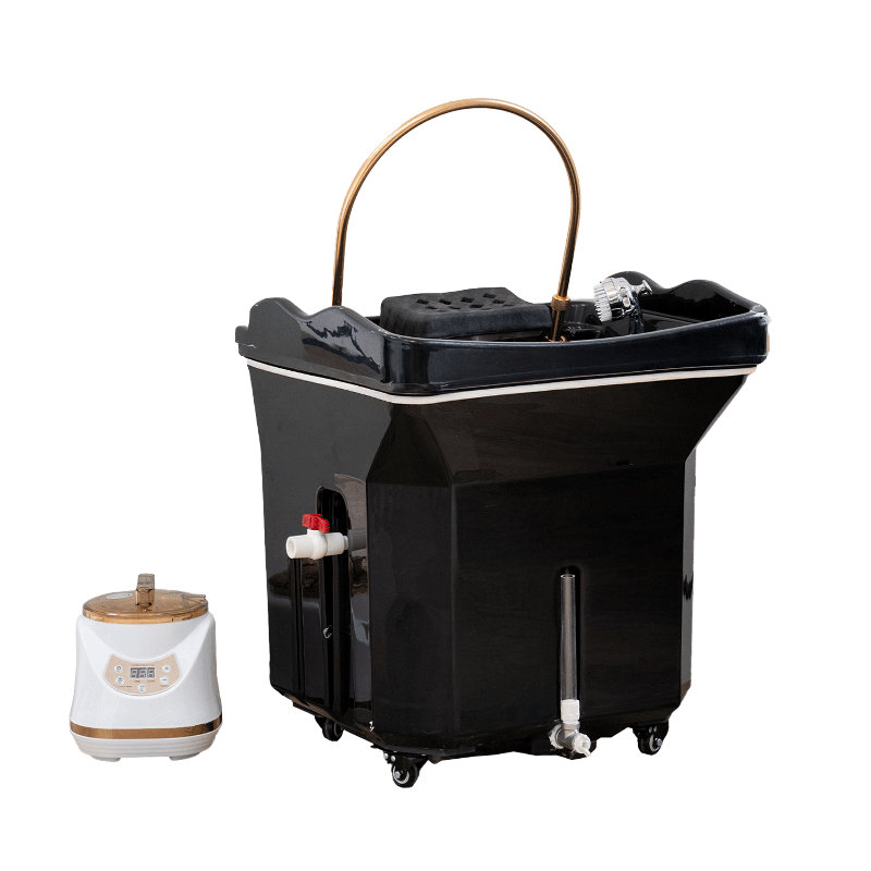 Ensemble de spa portatif sans plomberie Jupiter (noir), Noir