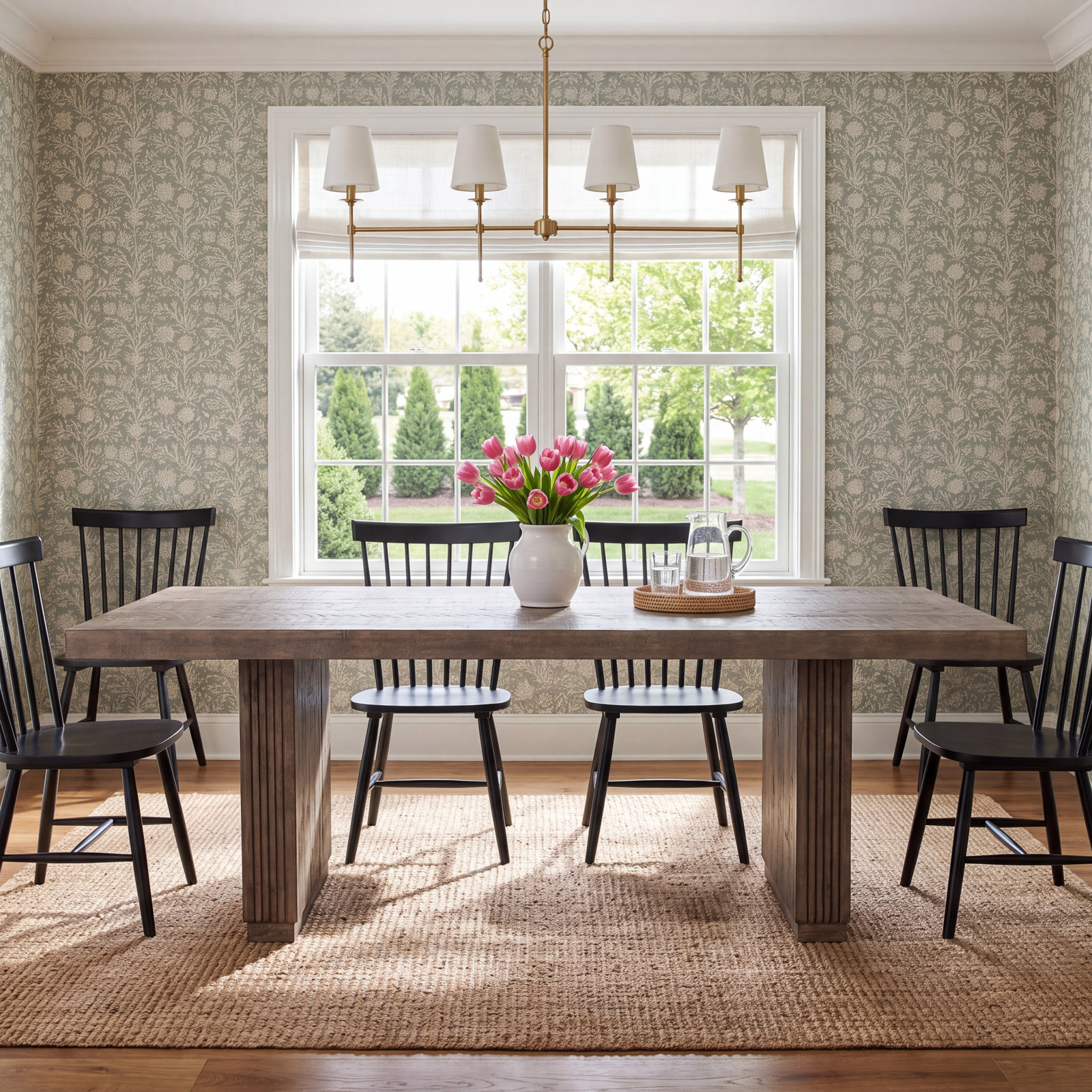 Vienna 78" Reclaimed Pine Wood Dining Table