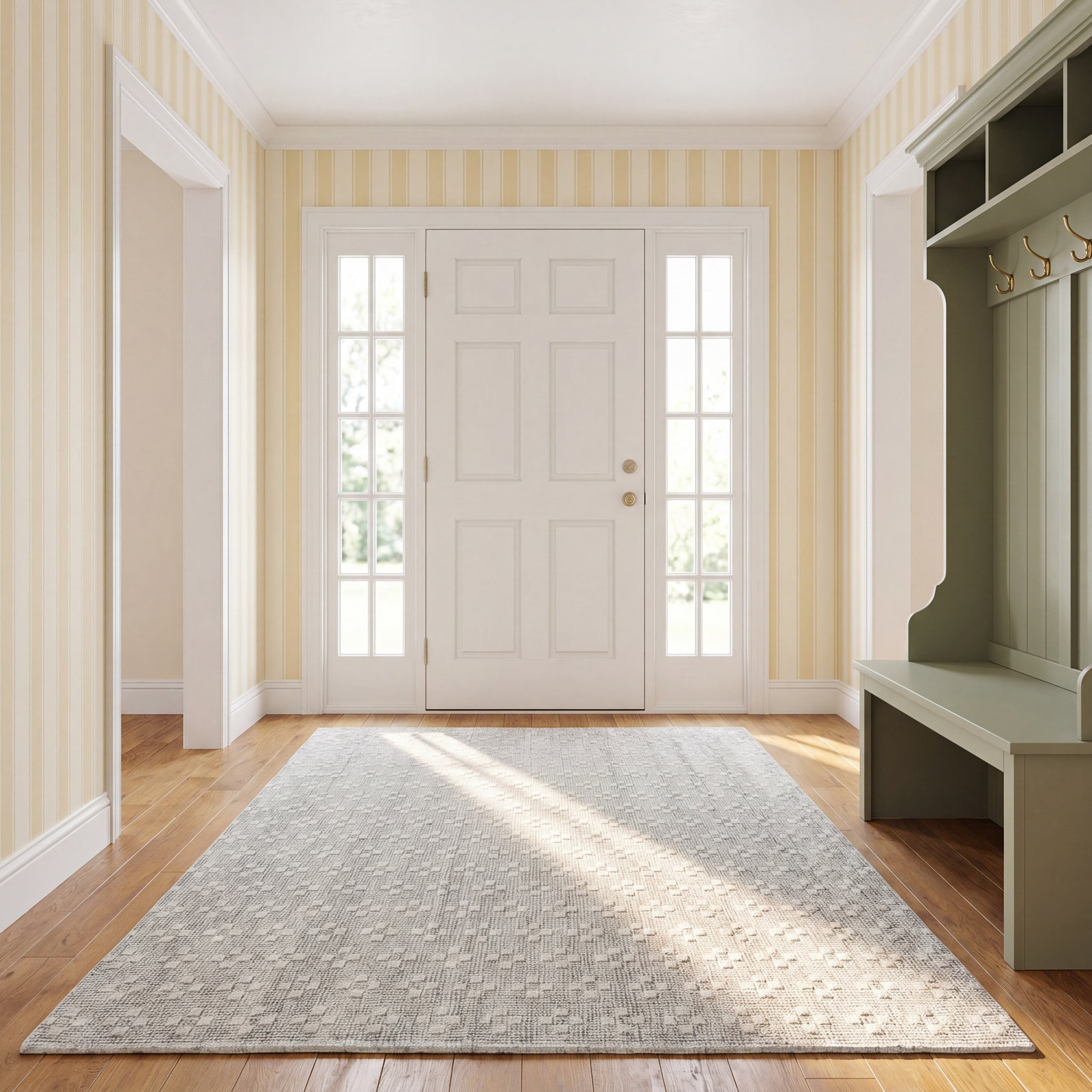 Juno Hand-Loomed Geometric Rug, Rectangle 3' x 5'