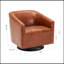 Chaise pivotante à base de bois-1953906964