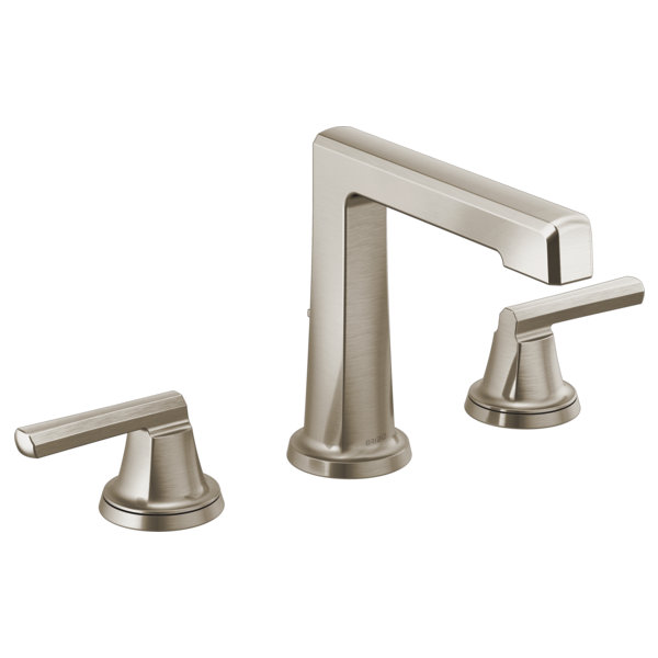 Levoir® Two-Handle Wall Mount Lavatory Faucet - Less Handles, Luxe Nickel, High, Cross