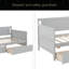 Twin Size Pine Wood Daybed With Two Storage Drawers-842885673