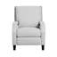 Fauteuil inclinable à dossier poussoir de style transitionnel en chenille de style transitionnel à dossier poussoir