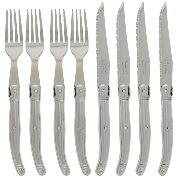 French Home 20-Piece Stainless-Steel Laguiole Flatware Set