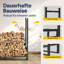 84cm W Metal Log Rack
