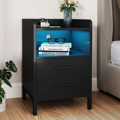43 cm W Bedside Table