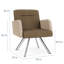 Chaise d'invité pivotante en acier Willow-56005112-118658138