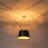 Glimson 1 - Light Black Cone Single Pendant