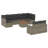 Vidaxl Garden Sofa Set Grey, Dark Grey