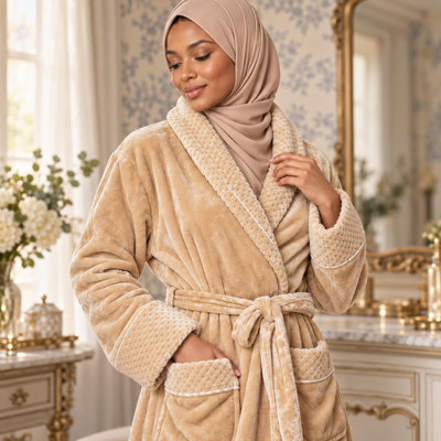 LOTUS LINEN Peignoirs moelleux moelleux peignoirs longs