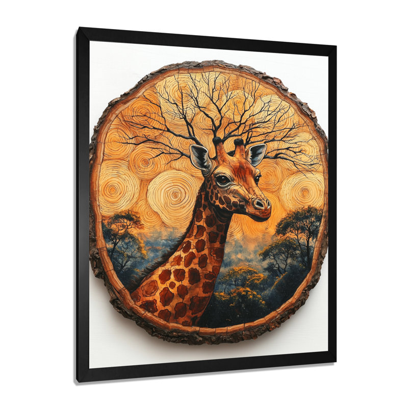 Hunnicutt - animaux, impressions sur toile, H 44 po x l 34 po, Noir, Reproduction encadrée d'une seule photo