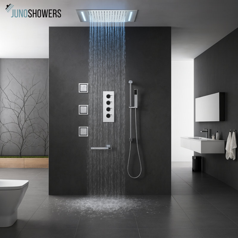 Contemporary bathroom faucet with water-saving aerator and smooth lever control