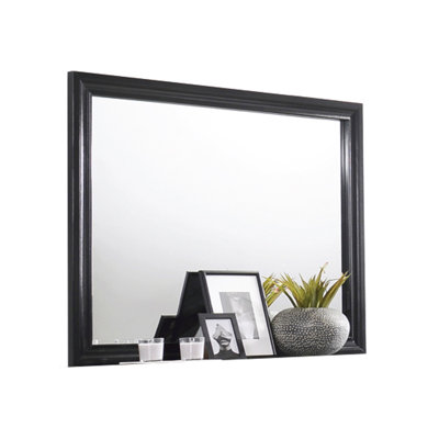 Smartt Wood Flat Wall Mirror