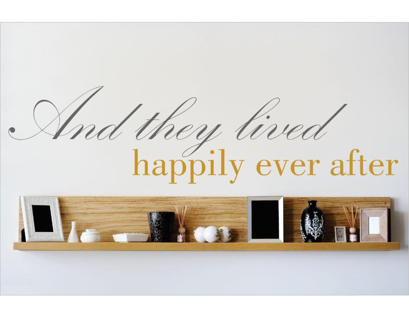 Text & Numbers Wall Decal, 6" H x 30" W x 0.16" D, Grey/Brown