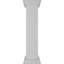 Poteau de poteau simple avec capitonnage et base (ensemble d'installation inclus)-89194851