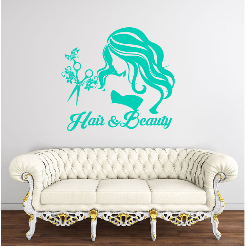 Adhésif décoratif pour cheveux et salon de beauté, Menthe