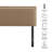 Bentleyville Upholstered Linen Blend Queen Size Headboard In Almond-404872090-404872085