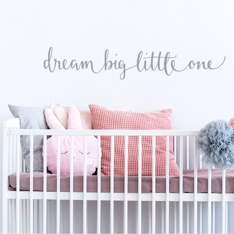 Wall Decal, Mid Grey, 18cm H x 100cm W