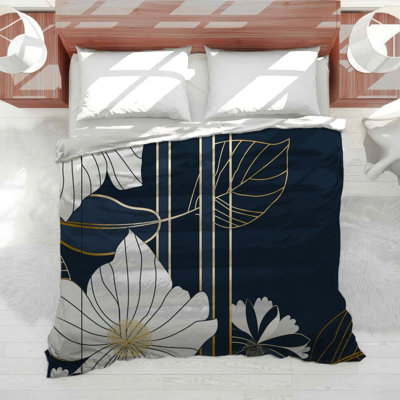 Édredon à motif floral