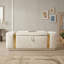 Banc coffre ottoman rembourré avec compartiment caché avec couvercle relevable-1439701490