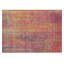 Tapis intérieur antidérapant à rayures rouges et oranges 2 pi x 3 pi