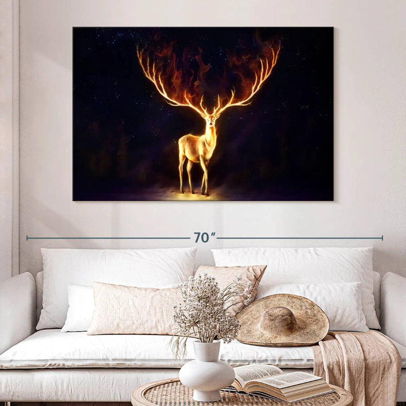 Kelan Fire Walker, 34" H x 51" W