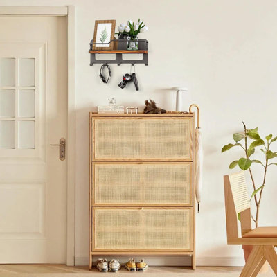 Wall Organizer with Key Hooks