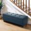 50.5‘ Wide Tufted Faux Leather Upholstered Storage Bench-420300150