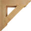Support de scie brute traditionnelle, l 4 po x P 22 po x H 22 po, sapin Douglas-32273716-32273606