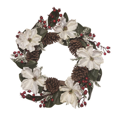Faux Mixed Assortment 22'' Wreath