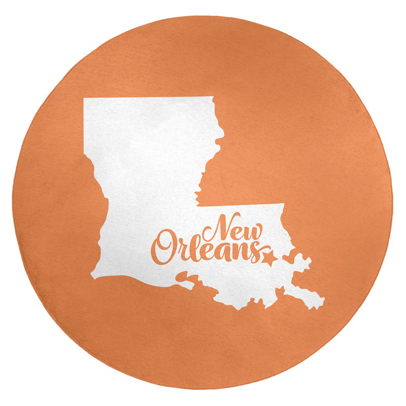 Tapis en poly-chenille louisiana new orléans