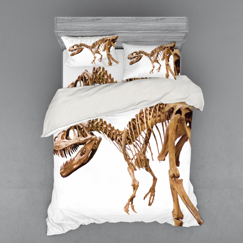 Ensemble de housse de couette en microfibre pâle / caramel, Housse de couette grand + 3 pièces supplémentair