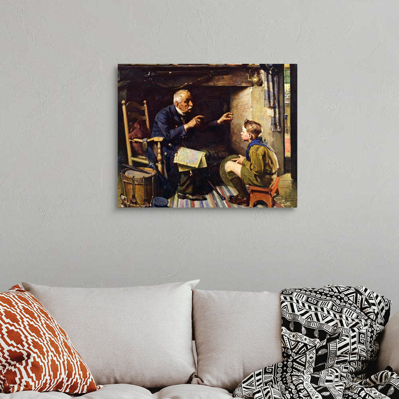 Jeunesse et vieillesse, art mural sur toile, Toile tendue, H 24 po x l 30 po x P 1,25 po