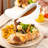 Gravy Boat with Saucer, Large White Ceramic