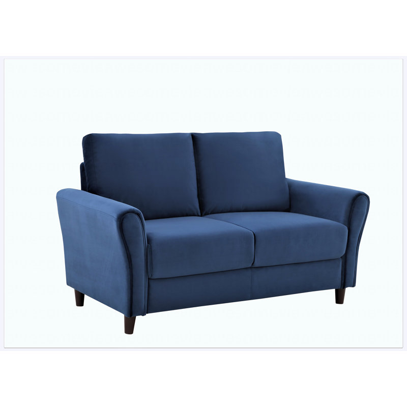 Canapé 2 places Patricia, Dark Blue Polyester