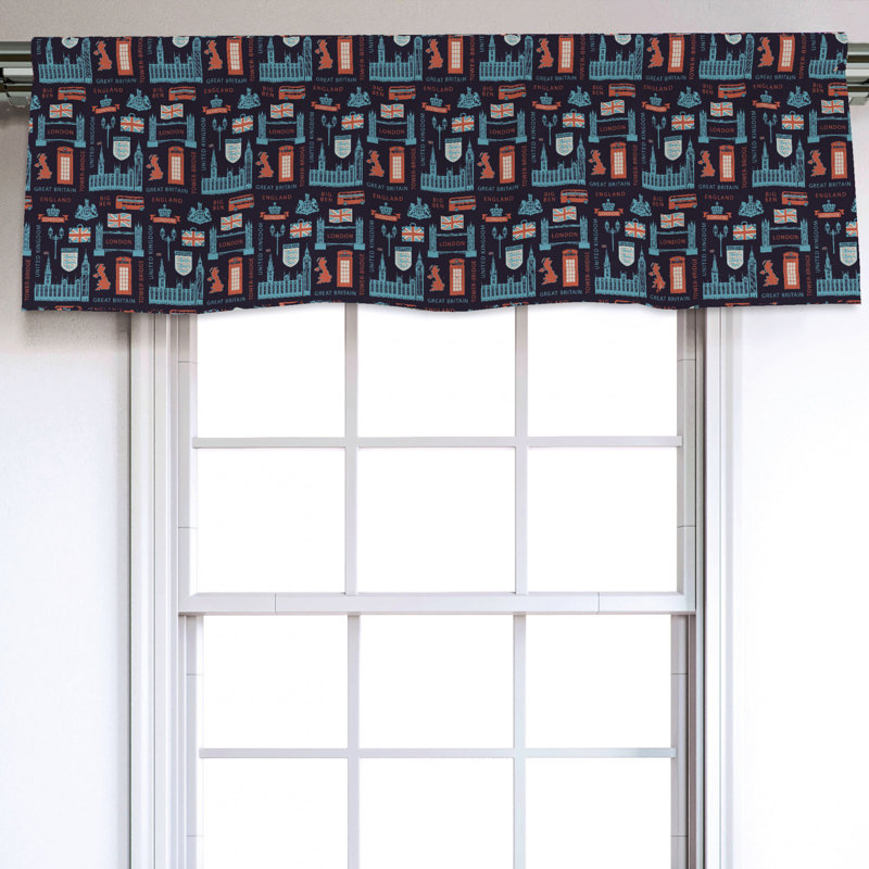 Sateen Ruffled Window Valance