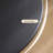 Black Round Solid Wood Dining table-1861383281
