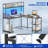 L-shaped Gaming Desk With Led Strip & Power Outlets Hutch Monitor Stand Cpu Stand-493616141