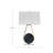 Emerald Table Lamp - Black-113970107