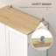 Armoire de rangement 67 pouces autoportante à 4 portes avec rangement réglable