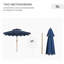 Parasol de patio 9 pi Outsunny-82435190