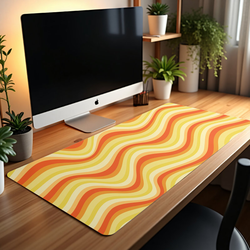 Polyester Desk Pad, 14.4x12.1