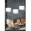 Pascua 3 - Light Black Drum Pendant-40748507