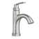 Moen Wellton Single Hole Bathroom Faucet with Drain Assembly, Optional Deckplate Included