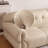 Minimalist Cream Upholstered Sofa