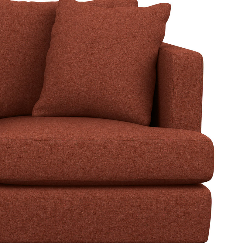 Loretosha Upholstered 77'' Sofa, Entice Spice