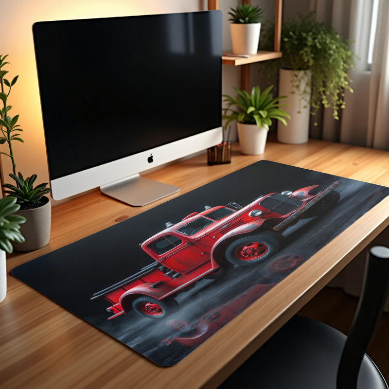 Polyester Desk Pad, 14.4x12.1