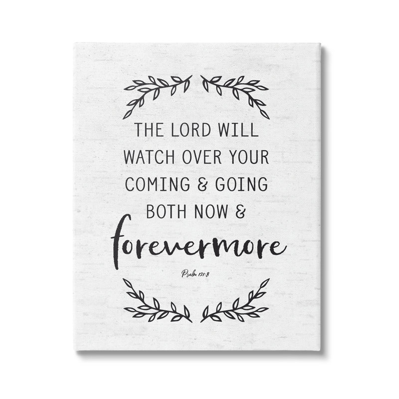 Stupell Industries " Religious Scripture Prayer Comforting Sign " by Lettered And Lined