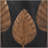 Outdoor Lightweight Concrete Side Table With Leaf Pattern, Durable And Stylish For Patio Decor
