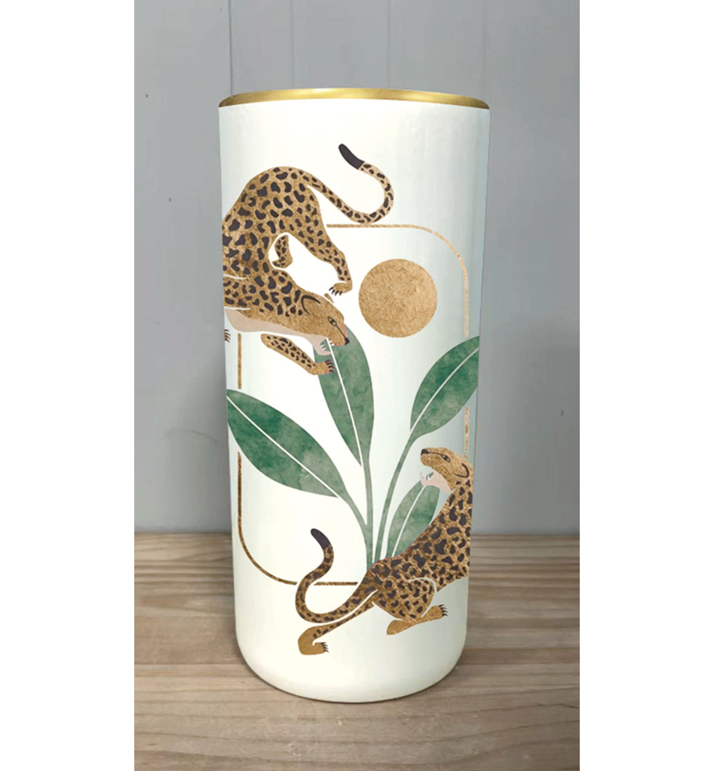 Leopard Ceramic Umbrella Stand